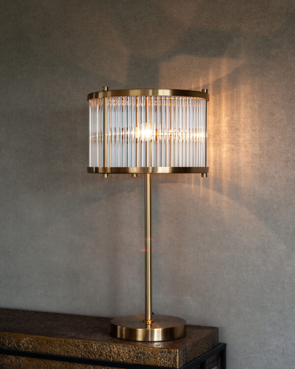 Tafellamp Loiza brushed gold