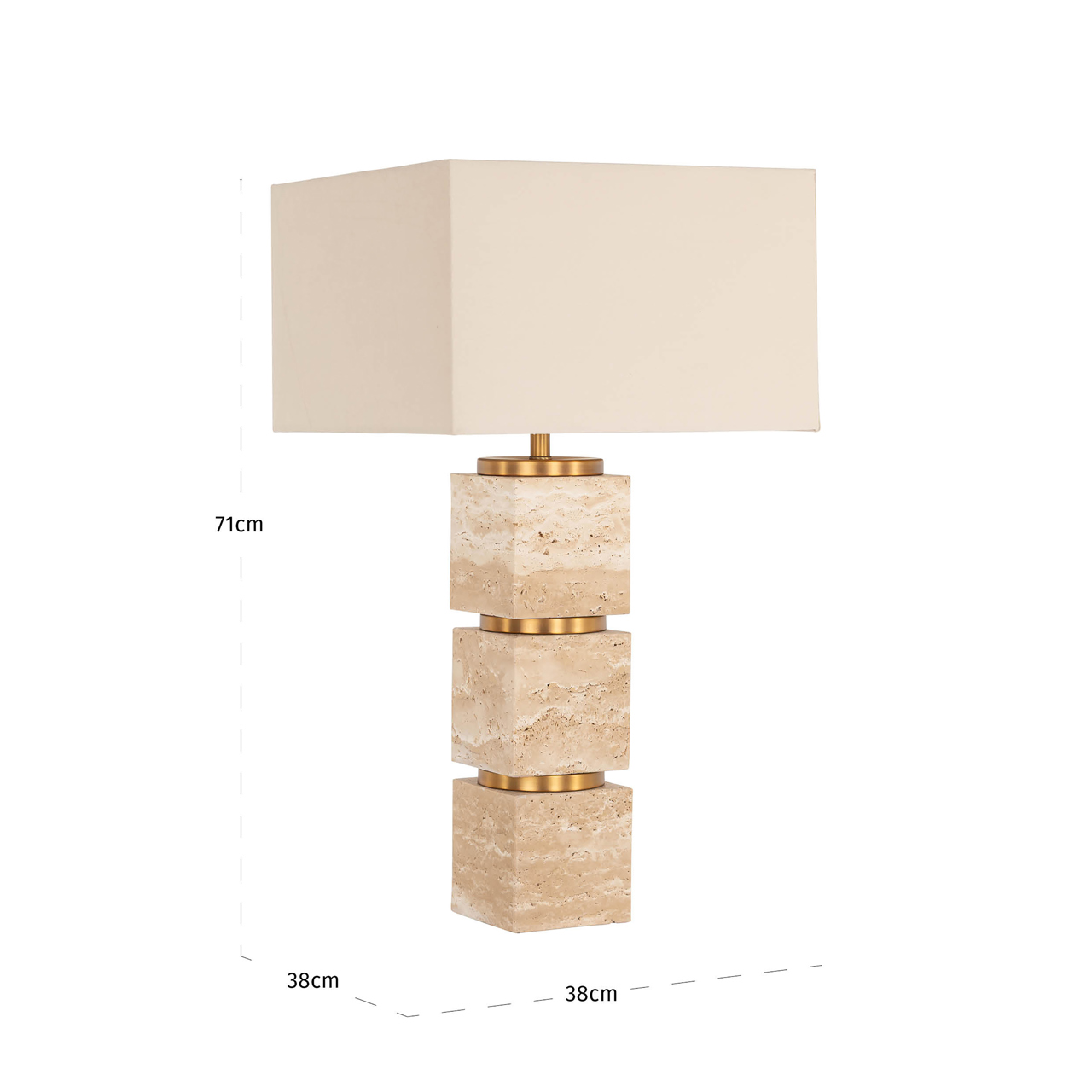 Tafellamp Jaella beige - Afbeelding 5