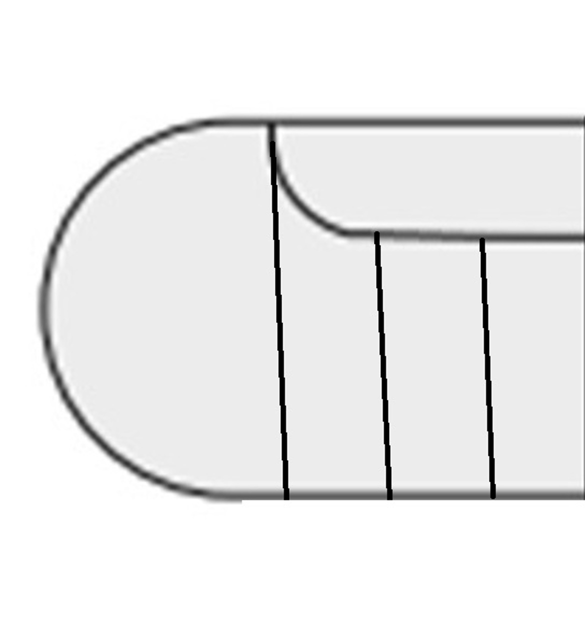 Eetkamer bank Landmark customized open end left straight - Afbeelding 9