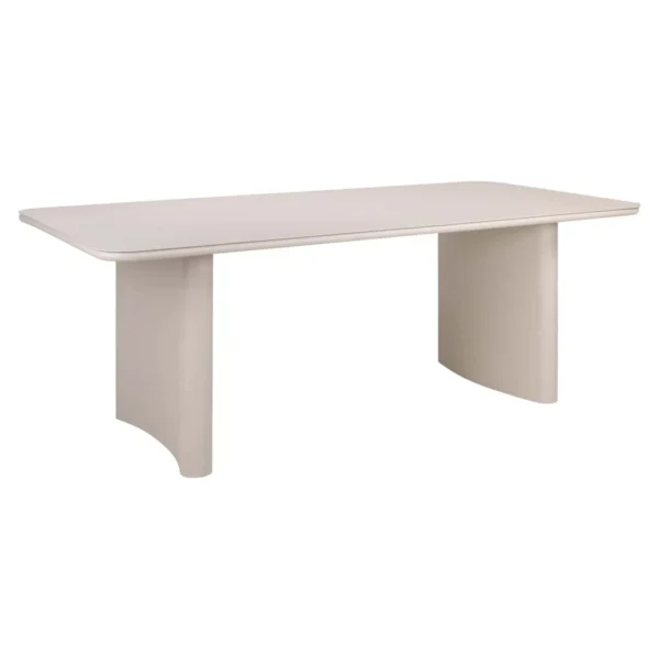 Outdoor eettafel Senza licht beige