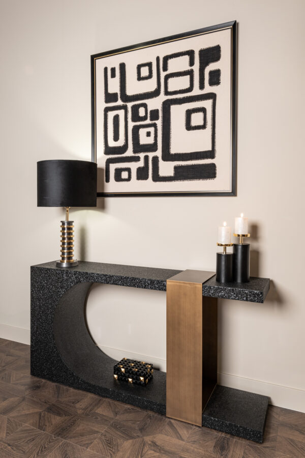 Wall art Shanita black/white