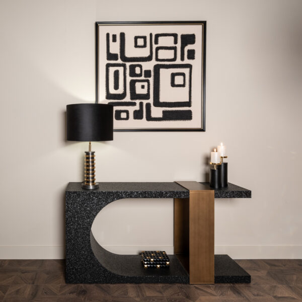 Wall art Shanita black/white