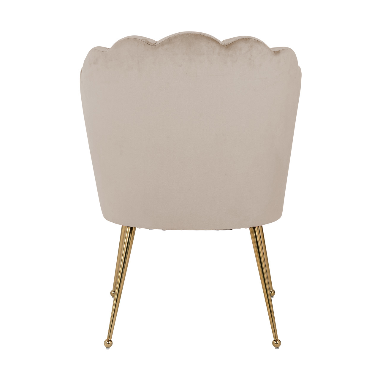 Eetkamerstoel Pippa khaki velvet - Afbeelding 3