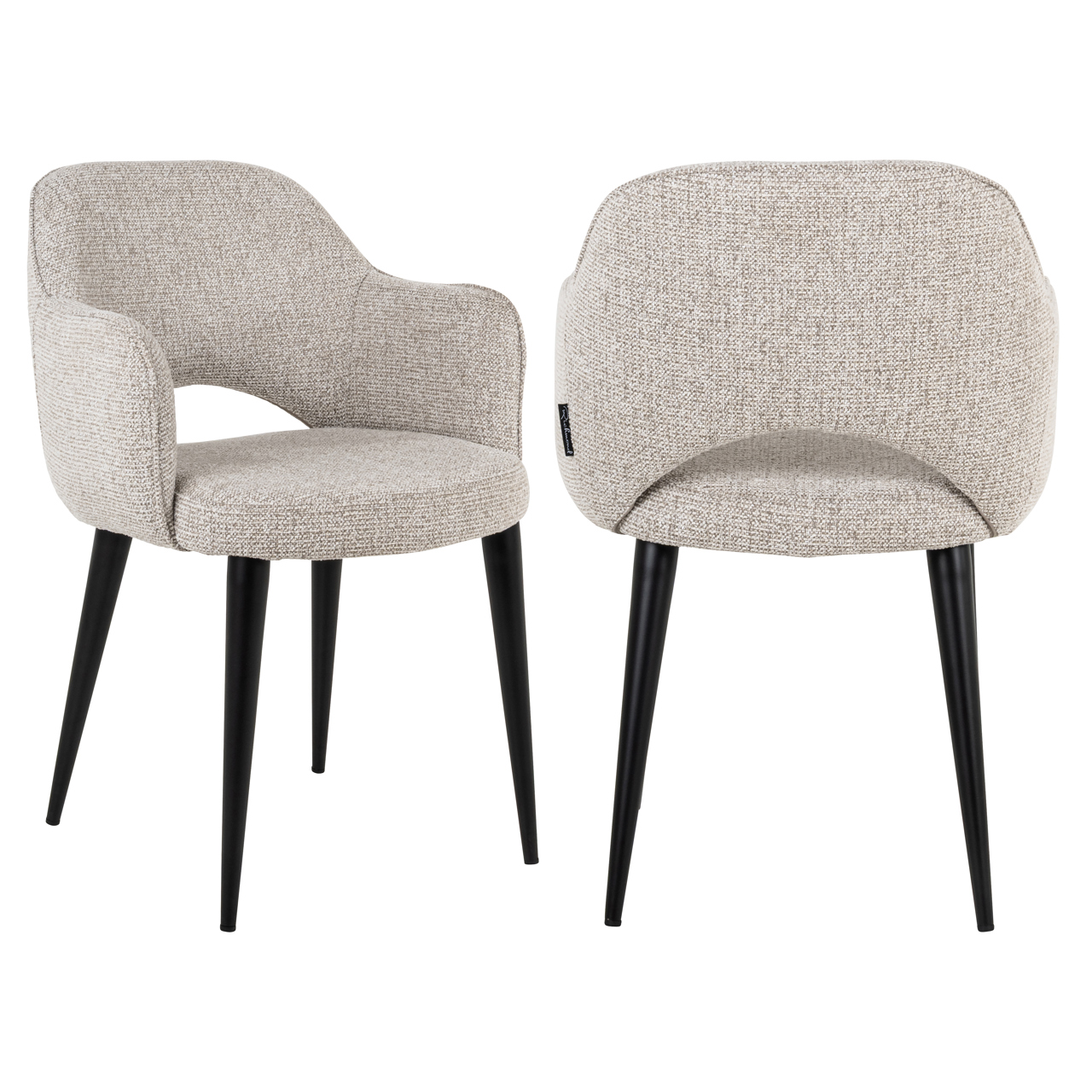 Eetkamerstoel Giovanna natural fancy fire retardant