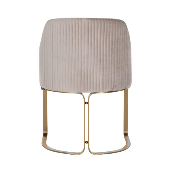 Eetkamerstoel Hadley khaki velvet fire retardant