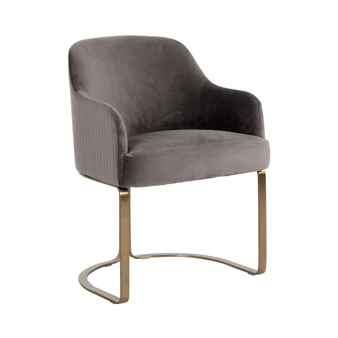 Eetkamerstoel Hadley stone velvet - Afbeelding 2