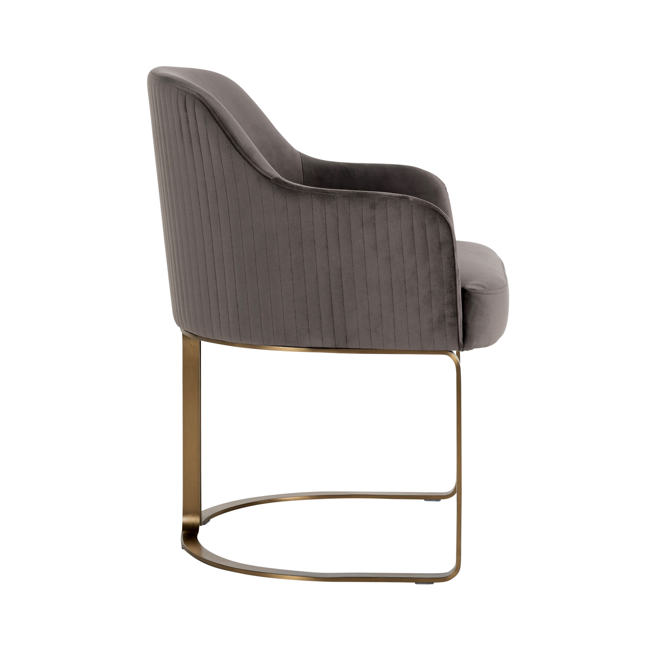 Eetkamerstoel Hadley stone velvet - Afbeelding 3
