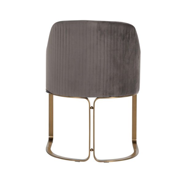 Eetkamerstoel Hadley stone velvet