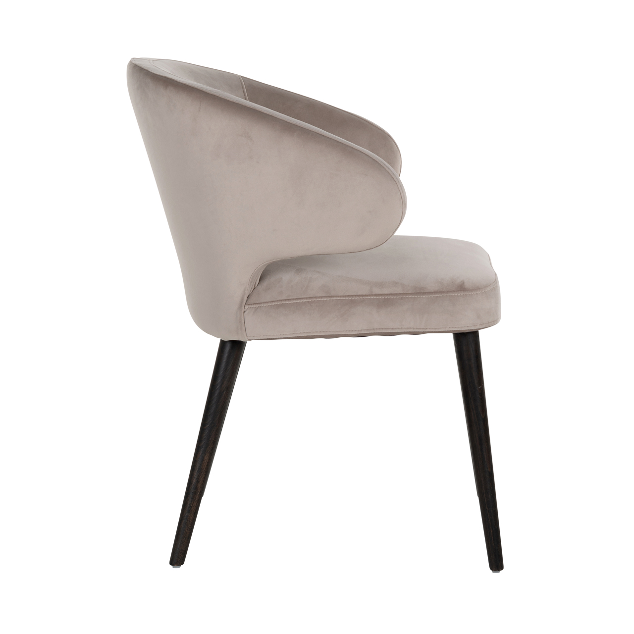 Eetkamerstoel Indigo khaki velvet - Afbeelding 3