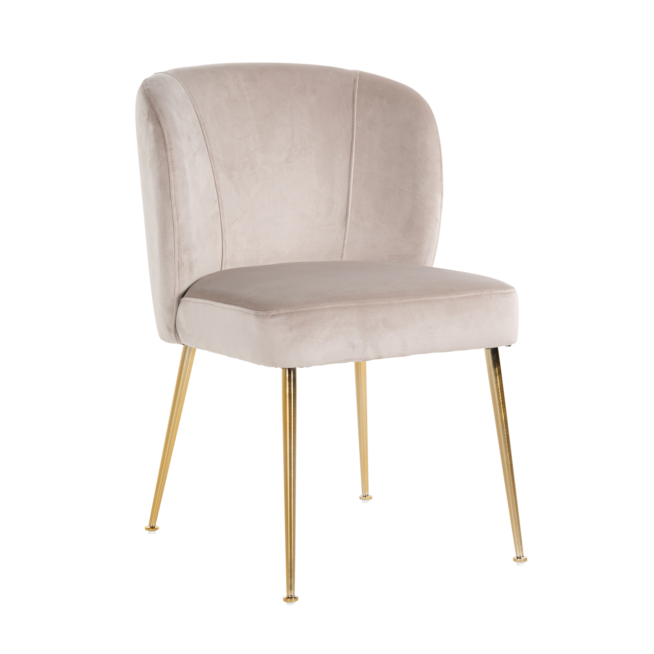 Eetkamerstoel Cannon khaki velvet - Afbeelding 2