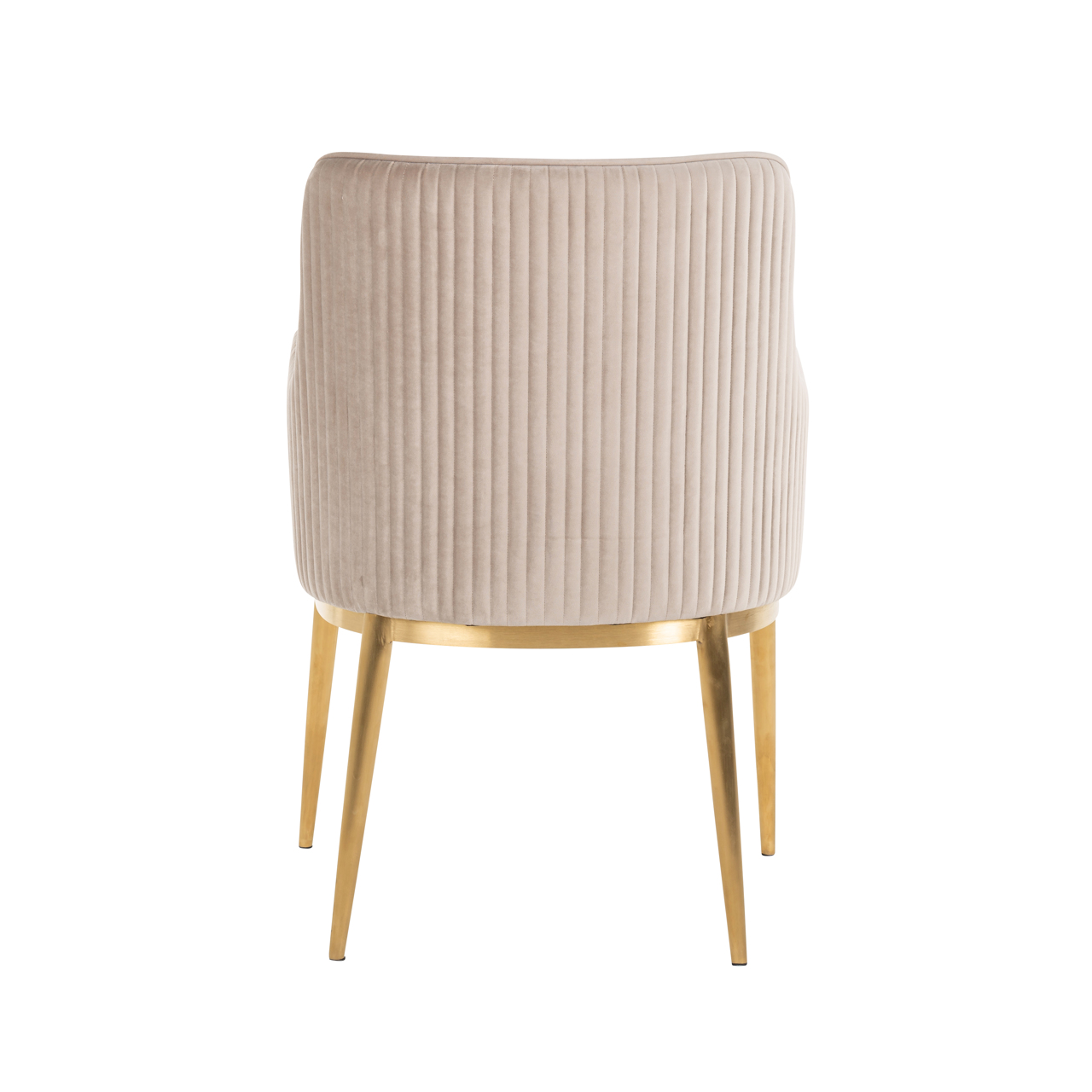 Eetkamerstoel Breeze khaki velvet fire retardant (Set of 2) - Afbeelding 4