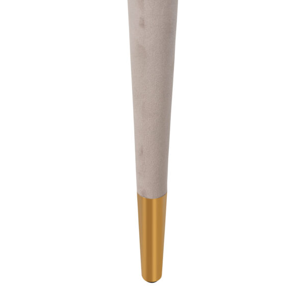 Eetkamerstoel Gia khaki velvet fire retardant