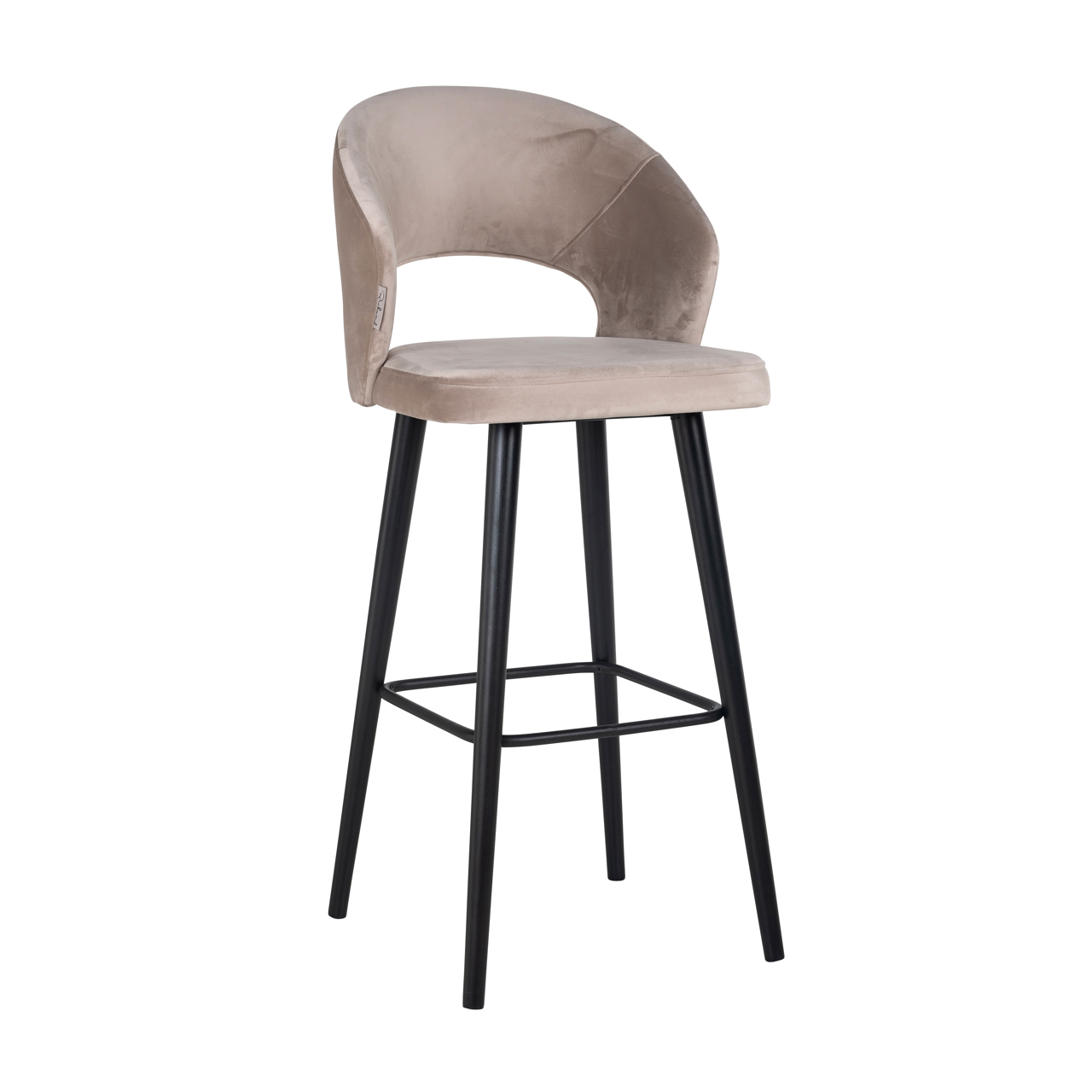 Barstoel Savoy khaki velvet - Afbeelding 2