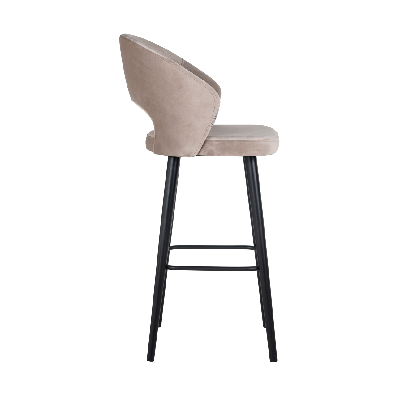 Barstoel Savoy khaki velvet - Afbeelding 3