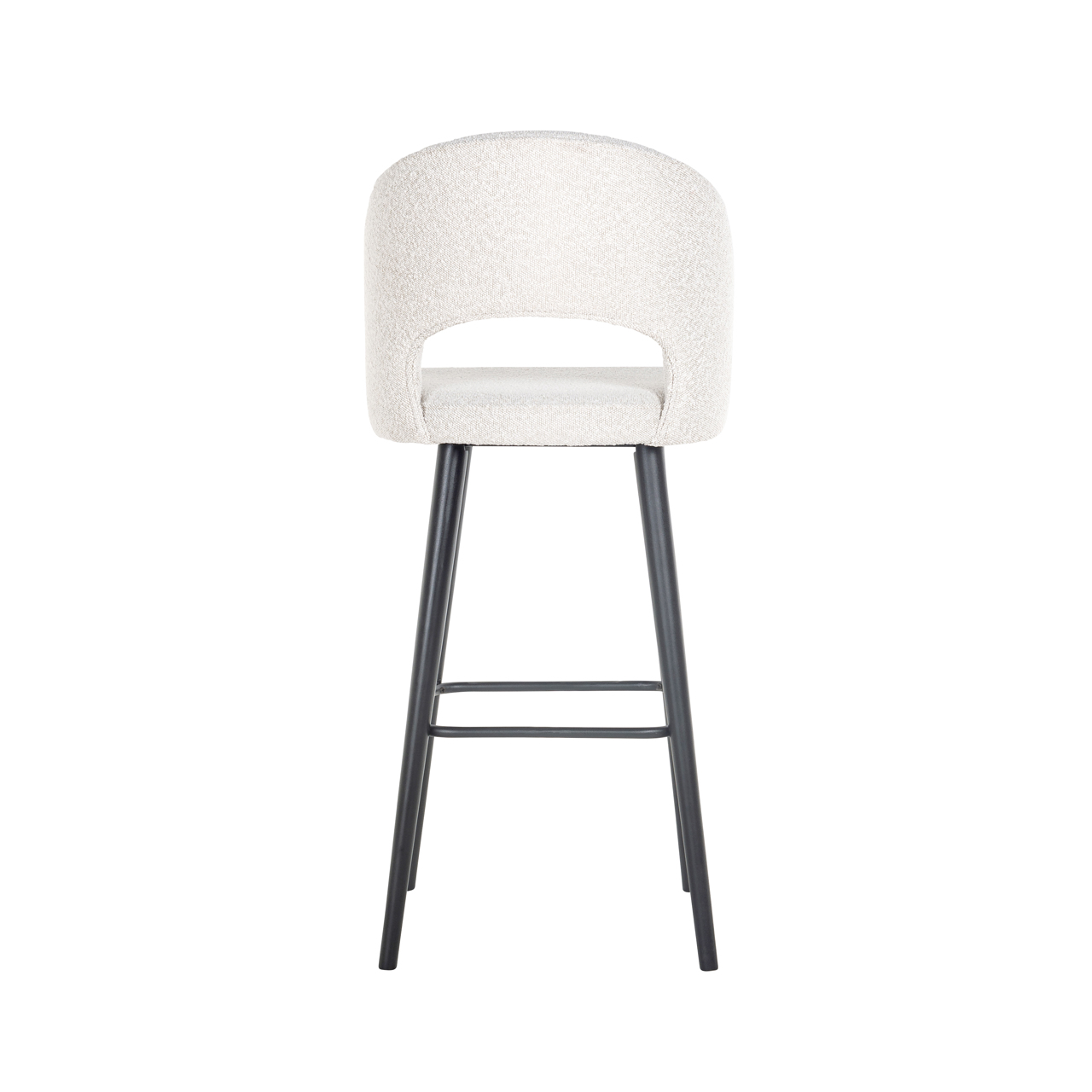Barstoel Savoy white bouclé - Afbeelding 4