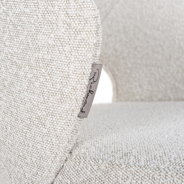 Barstoel Savoy white bouclé