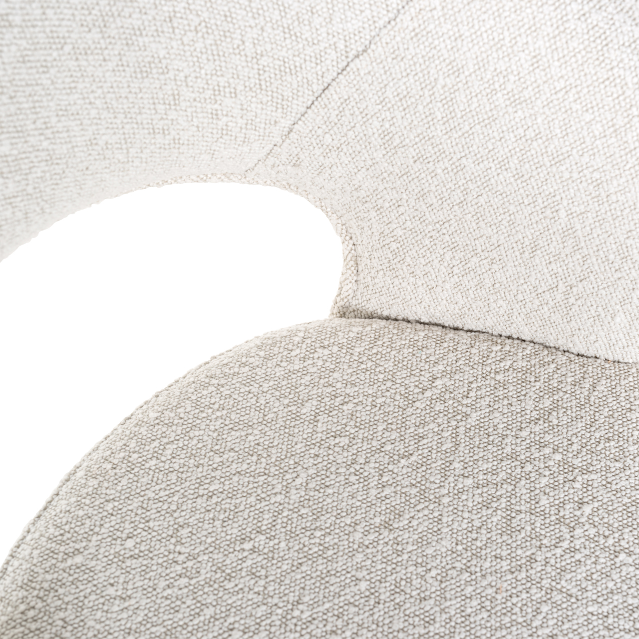 Barstoel Savoy white bouclé - Afbeelding 7