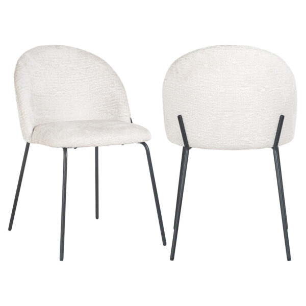 Eetkamerstoel Alyssa cream fusion (Set of 2)