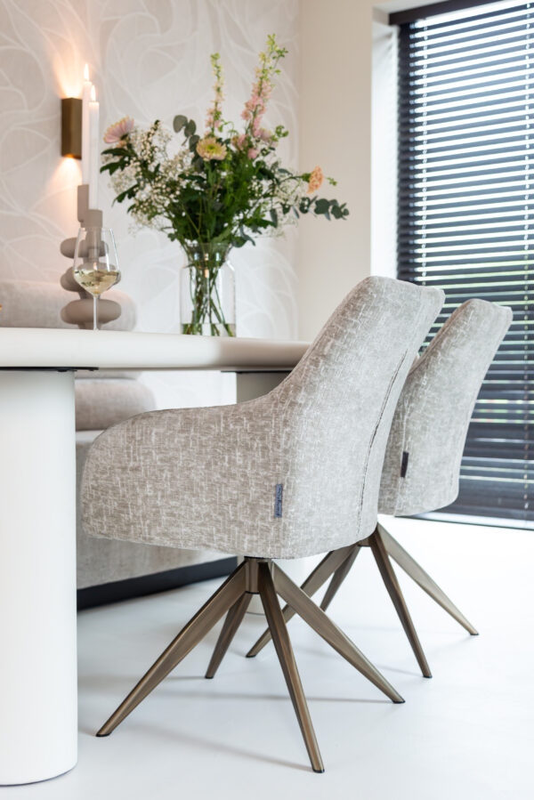 Eetkamerstoel Lisonne pearl island swivel