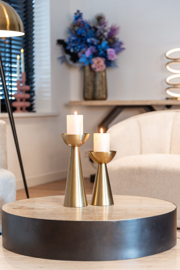 Tafellamp Jaimin brushed gold