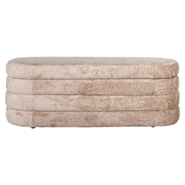 Poef & Voetenbank Camille sheep natural