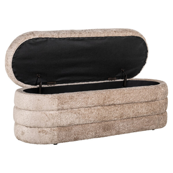 Poef & Voetenbank Camille sheep natural