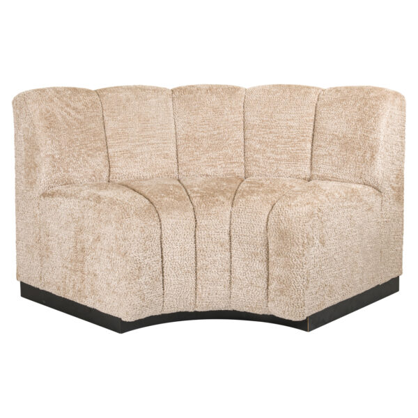 Eetkamer bank Hillpark lovely beige round corner