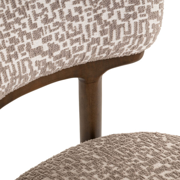 Eetkamerstoel Basker natural geo (Set of 2)