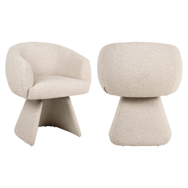 Eetkamerstoel Quiriro biscotti swivel