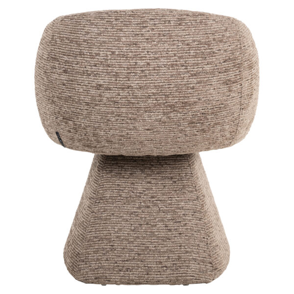 Eetkamerstoel Quiriro mocca linear swivel