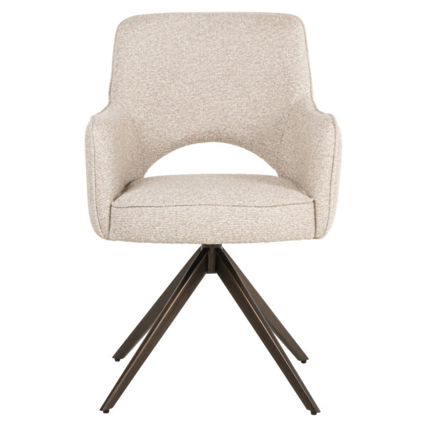 Eetkamerstoel Ginerva biscotti swivel