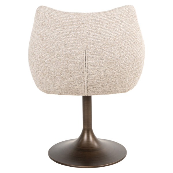 Eetkamerstoel Aldo natural linear swivel