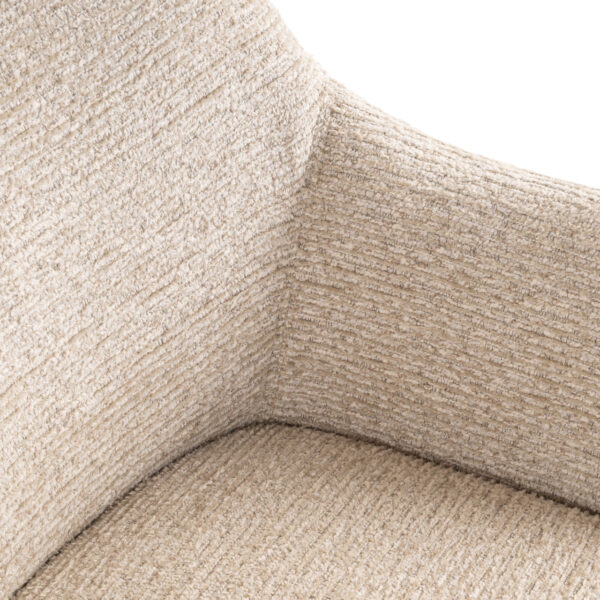 Eetkamerstoel Aldo natural linear swivel