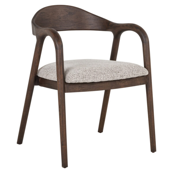Eetkamerstoel Mihara mocca fancy fire retardant