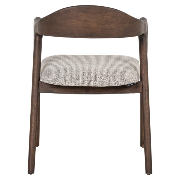Eetkamerstoel Mihara mocca fancy fire retardant