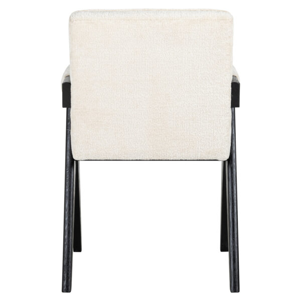 Eetkamerstoel Cooper white chenille