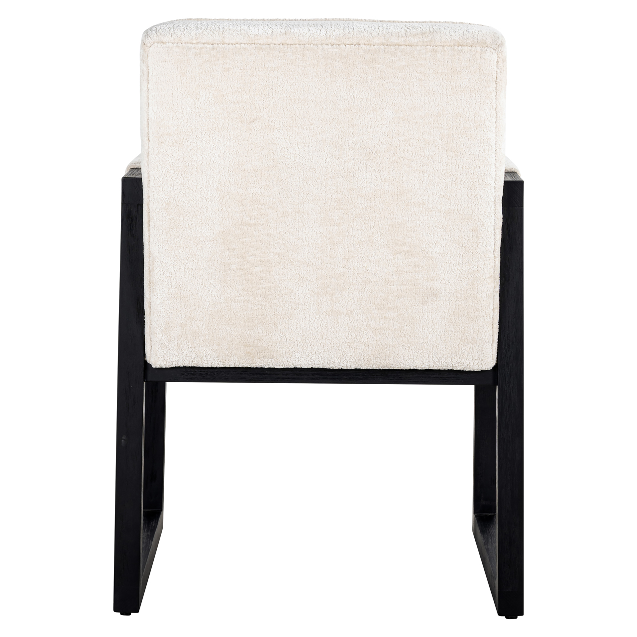 Eetkamerstoel Beck white chenille - Afbeelding 4