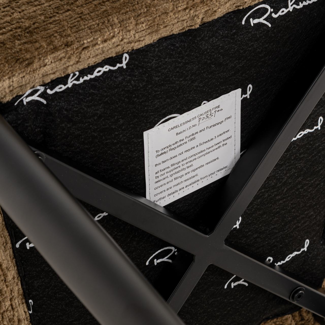 Barstoel Taylor brandy fusion fire retardant - Afbeelding 10