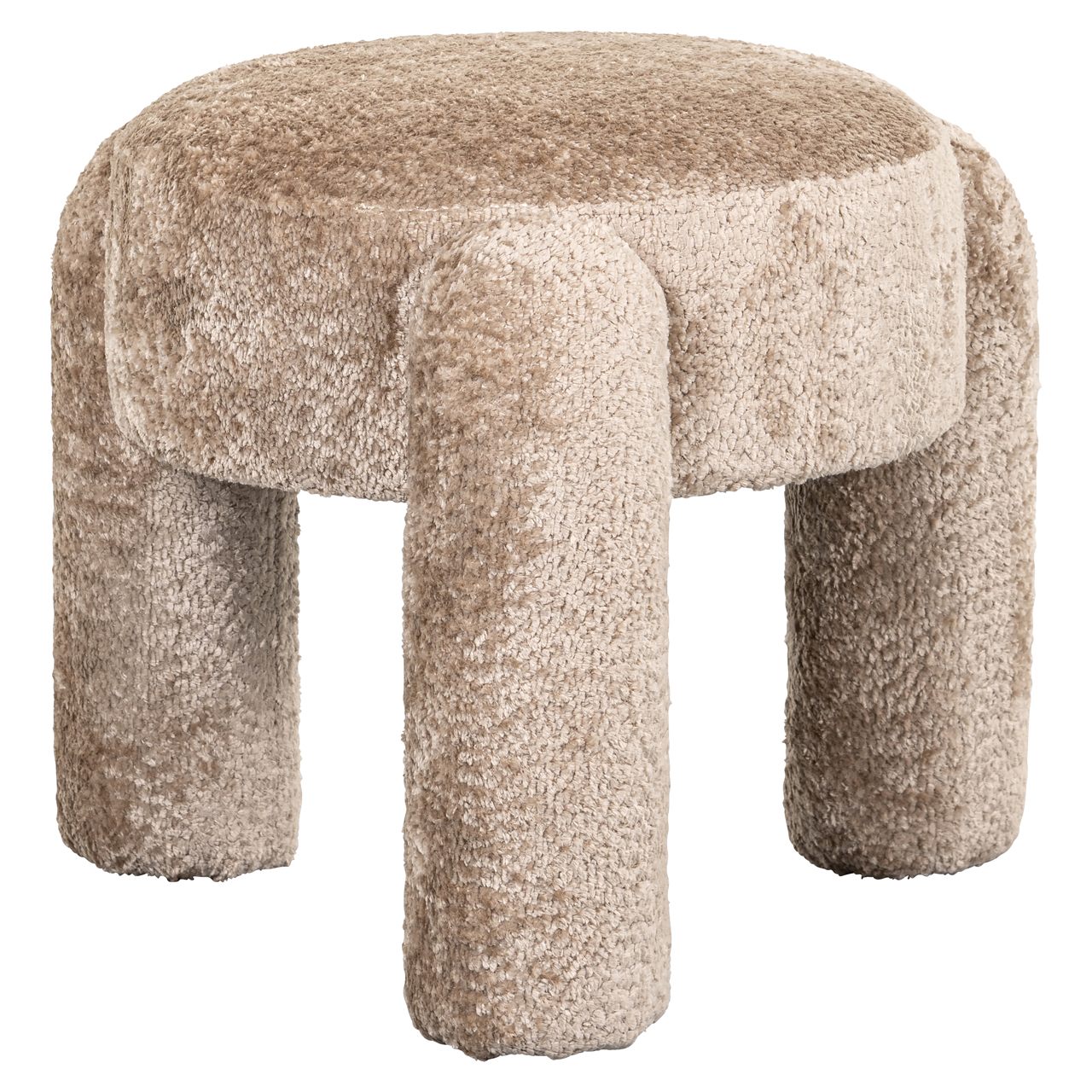 Poef & Voetenbank Holly sheep natural