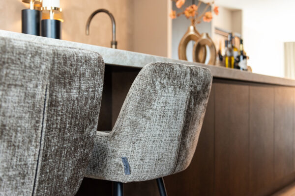 Counterstoel Linsey niagara stone swivel (Set of 2)