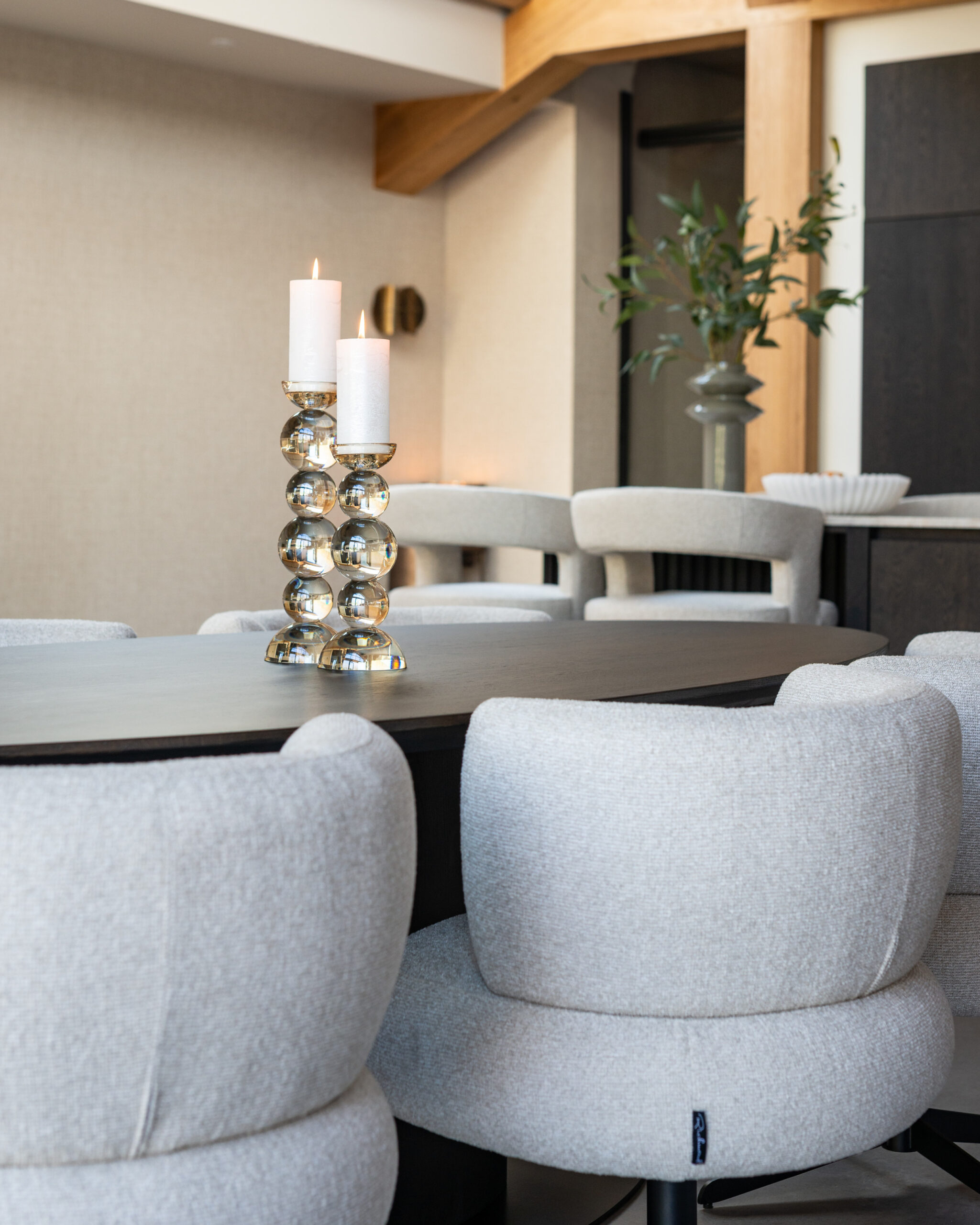 Eetkamerstoel Alexis biscotti swivel - Afbeelding 12