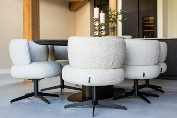 Eetkamerstoel Alexis biscotti swivel