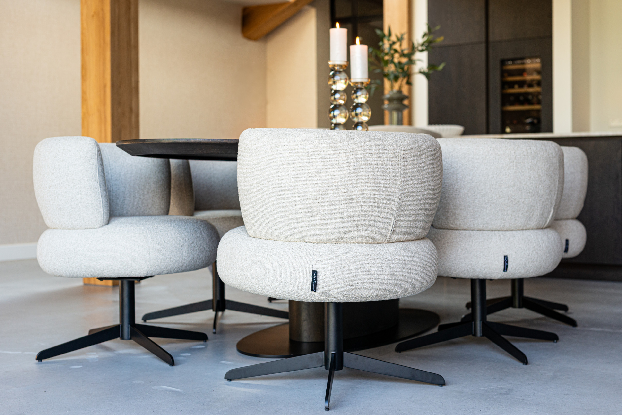Eetkamerstoel Alexis biscotti swivel - Afbeelding 14