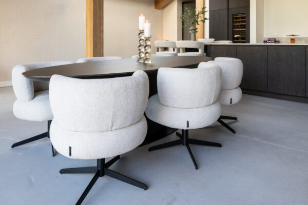 Eetkamerstoel Alexis biscotti swivel