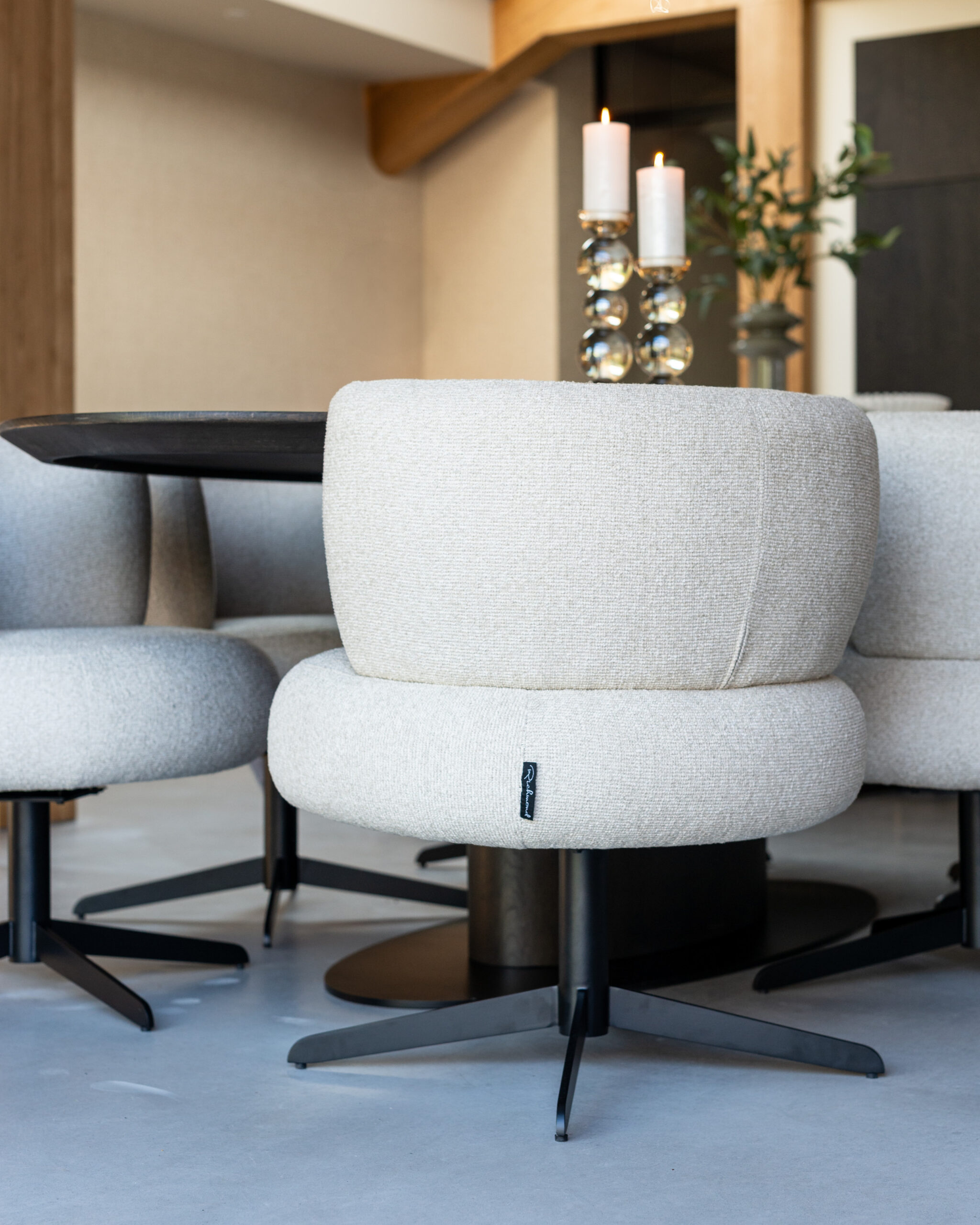 Eetkamerstoel Alexis biscotti swivel - Afbeelding 18