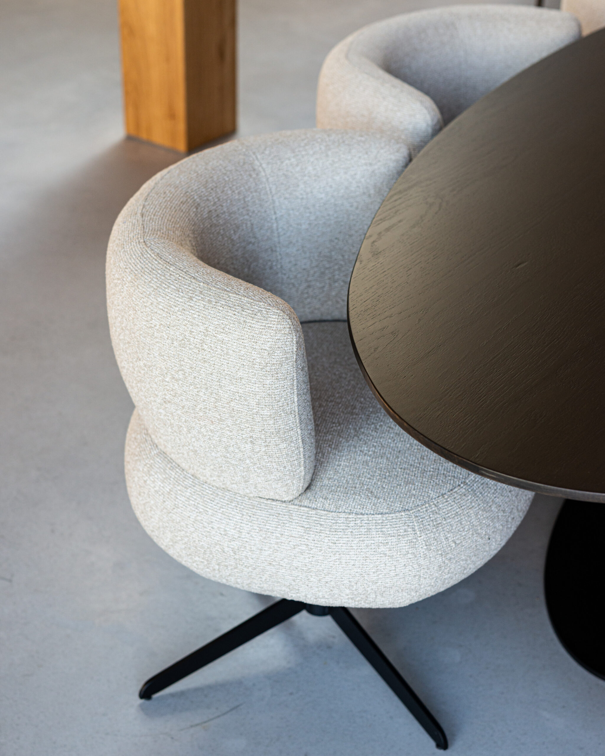 Eetkamerstoel Alexis biscotti swivel - Afbeelding 22