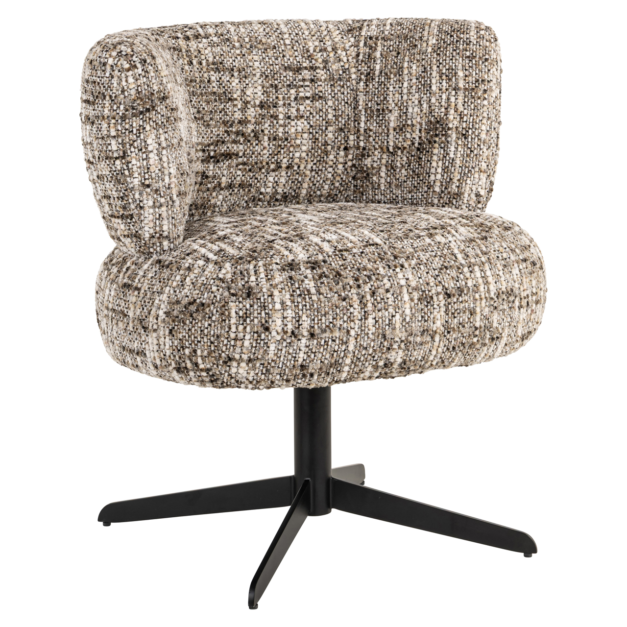 Eetkamerstoel Alexis brown omara swivel - Afbeelding 2