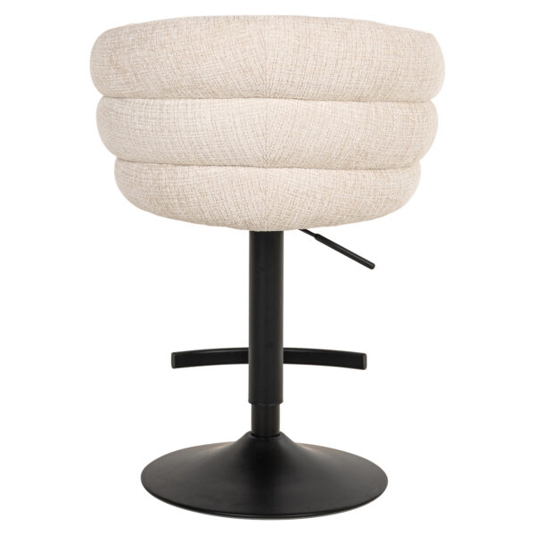Barstoel Nikki niagara beige swivel fire retardant
