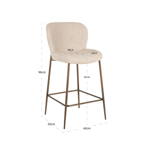 Counterstoel Odarby biscotti