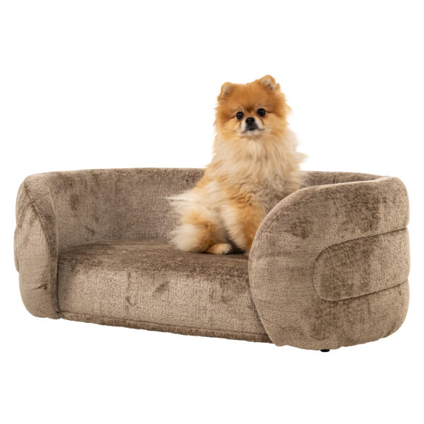 Hondenbed Bingo taupe chenille